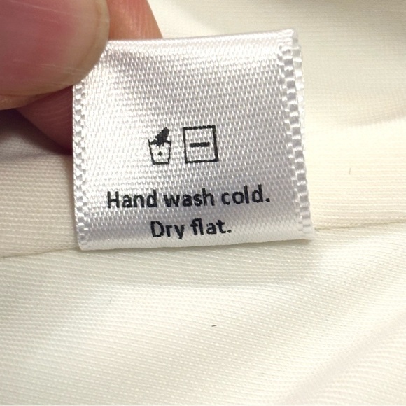 Reformation Cali Bikini Swimsuit Top White Unpadded Size XL - Picture 6 of 6